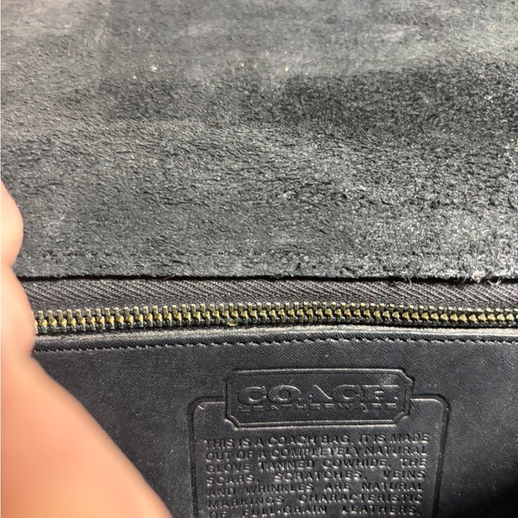 Coach | Vintage NYC 70s/80s Dinky #9375 in Black/Blavey? with double strap - Picture 4 of 16